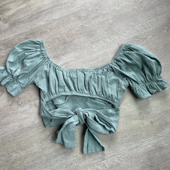 PETAL & PUP Sacchi Top Sage US 2 - Picture 3 of 5